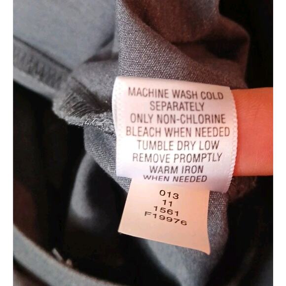 Isaac Mizrahi For Target Shirt Dress Button Up Sleeveless Gray XL - Picture 9 of 10